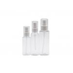 60ml 50ml Plastic Fine Misty Spray Bottle PE Cosmetic Round Spray Bottle for sale