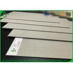 Laminated Straw Paper Board 2mm 1250gsm Uncoated Grey Chipboard In Sheets for sale