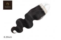 China 13x4 Lace Frontal Peruvian Body Wave Remy Human Hair Closure 8A Washable supplier
