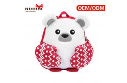 China new design preschool animal backpack cartoon neoprene kids lightweight backpack with plush supplier