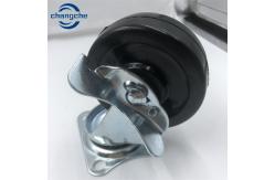 China Polyurethane Industrial Caster Wheels Optional Thread Guard supplier