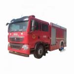 Sinotruk  Howo  4X2 Double Row 8000 Liters  Water Fire Truck   Fire Engine  	airport Fire Truck for sale