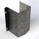 Wall Mounted Galvanised Pipe/Cable Protector - 300 x 292 x 230mm From China Metal Fabrication Factory for sale
