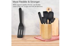 China Flexible Silicone Kitchen Utensil Sets Antideform For Multiapplication supplier