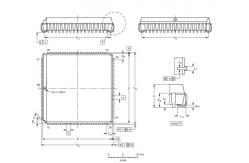 China Single-chip 8-bit microcontroller  P80C552EFA/08  QFP Integrated Circuit Chip supplier