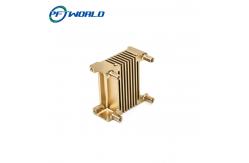 China Lathe Aluminum Turned CNC Brass Parts For 3D Printing Equipment supplier