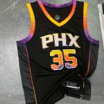 Orange Black NBA Team Jerseys 35 Fabric Basketball Jersey for sale