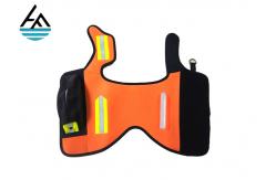 China Durable Orange 5mm Neoprene Dog Coats Winter Anti Cutting Strong Support supplier