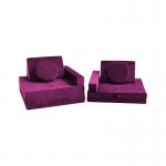 Customized Indestructible Toy 10pcs Foam Modular Playscape Sofa