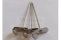 China Slim Style Stainless Steel Lacing Anchors To Secure Insulation Blanket supplier