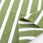 Elastic And Comfortable And Soft Striped Knit Fabric For Casual Wear for sale