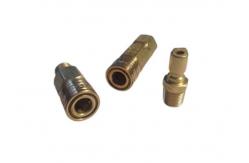 China 1/4'' Brass Quick Release Air Couplings Pneumatic Quick Coupling supplier