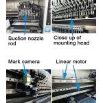 Digital camera SMT Mounting Machine LED Strip Chip Pick And Place Machine