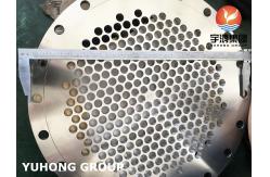 China DUPLEX STEEL TUBESHEET ASME SA240 S31803 S32205 for heat exchanger supplier