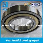 Nylon Bakelite Brass Cage Angular Contact Ball Bearing With Chrome Steel Gcr15 for sale