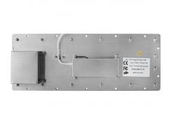 China Panel Mount Metal Mechanical Keyboard Stainless Steel Kiosk With Integrated Touchpad supplier