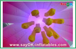 China 1.5m Diameter Inflatable Lighting Decoration Flower / inflatable Flower Lighting supplier