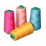 Recycled Spun Dyed Polyester Yarn Good Elasticity Excellent Seam Strength for sale