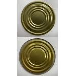 Gold Silver Iron Round Tin Can Lid Cover For Ketchup Luncheon for sale