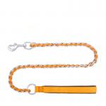 Chew Proof Stainless Steel Collar Leash Harness Set Training Dog Leash with Soft Handle for sale