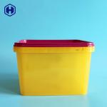 Recyclable IML Tubs Soda Cookies Packaging Food Grade Storage Containers for sale