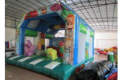 China Attractive Toddler Custom Made Inflatables Dinosaur Bounce House Silk Printing supplier