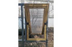China PVC UPVC Hopper Window 32x22 Basement Window Crank Shutter supplier
