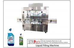 China 100ml - 1L Automatic Liquid Bottle Filling Machine ,  / Bleach / Acid Filling Machine supplier
