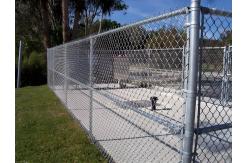 China Electro Galvanized Diamond Wire Mesh 2inch Chain Link Farm Fence supplier