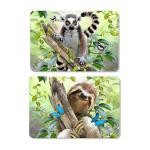 Animal 3D Lenticular Plastic Placemat For Promotion 28 * 38cm for sale