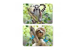 China Decorative Animal PET 3D Lenticular Plastic Table Mats Offset Printing supplier