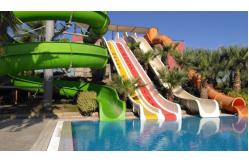 China Height 8m Water Park Slide Custom Amusement Rides Fiberglass Slide For Kids supplier