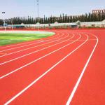 Recyclable Eco Sports Flooring Self Knot Pattern Running University