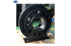 China CNC Rotary Chuck Simple Structure For Fiber Laser Tube Cutter supplier