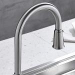 3 Mode Sprayhead Kitchen Bar Faucets IPX5 Brushed Nickel Tap HOMEKA for sale