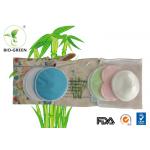 Gentle Reusable Bamboo Breast Pads With 3 Layers Color Optional 12*12cm for sale