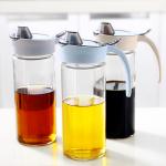 Leak Proof Vinegar Keeps Cruet Glass Cooking Oil Dispenser for sale