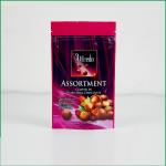 Custom Stand up zipper bag with logo for chocolate / chocolate packaging bag for sale
