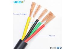 China Round Copper Electrical Wire RVV TV / Light / Household / Outdoor Application supplier