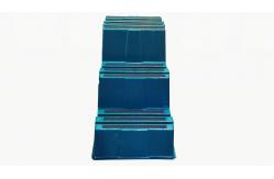 China Polyethylene Heavy Duty Industrial Plastic Single Step Stool Safety Non Slip supplier