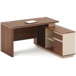 MFC Wooden Office Computer Table E1 Grade Melamine Board Office Manager Desk for sale