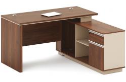 China MFC Wooden Office Computer Table E1 Grade Melamine Board Office Manager Desk supplier