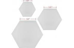 China Acid Free Frame Stretched Canvases Board Hexagon Shaped Stretched Linen Canvas supplier