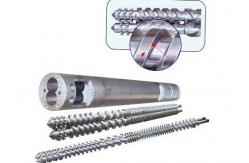 China Bimetallic Extruder Screw Barrel With High Performance Backing supplier