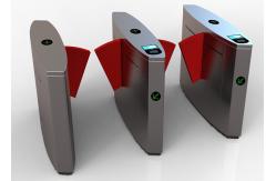 China IP54 BLDC Motor Retractable Flap Turnstile Grade Metro Entry DC24V 3s supplier