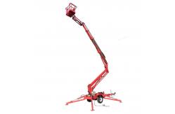 China 60 Ft Towable Boom Lift Trailer Mounted Boom For Construction And Maintenance supplier