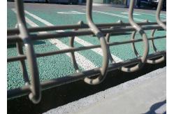 China 5mm 6ft White Double Loop Wire Mesh Fence Welded supplier