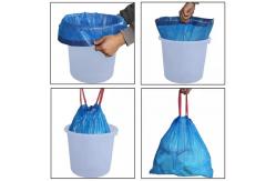 China Drawtape Handle Office Biodegradable Compostable Bag Bin Plastic Liner Roll Packaging supplier