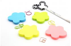 China Heart Shape Sticky Note Memo Pad , Personalized Sticky Notes For Students / Office supplier
