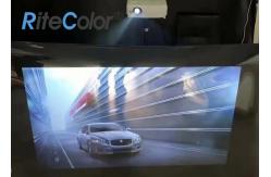 China Transparent Adhesive Holographic Rear Projection Film for Glass and Acrylic supplier